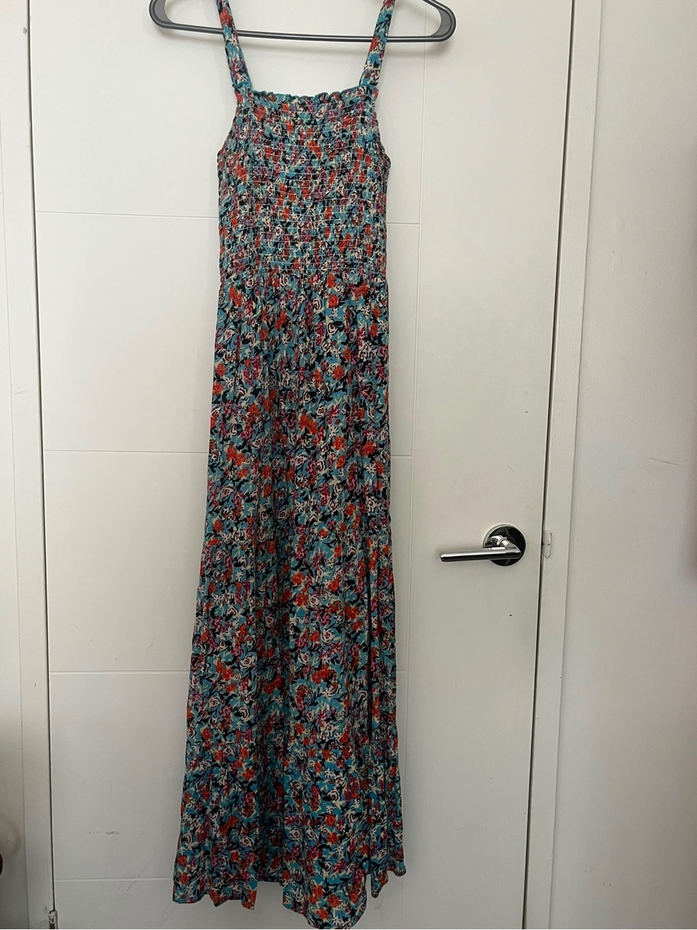 DEX Floral Smocked Maxi Summer Dress